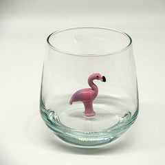 Trinkglas Flamingo