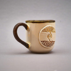 Teetasse | Kaffeetasse | Baum des Lebens  | Handgemacht aus Keramik getöpfert | Designer Tasse