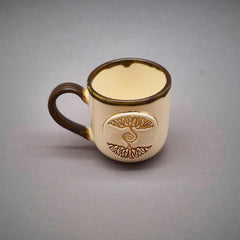 Teetasse | Kaffeetasse | Baum des Lebens  | Handgemacht aus Keramik getöpfert | Designer Tasse