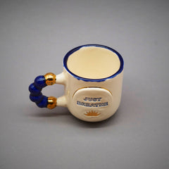 Teetasse | Kaffeetasse | Just Breathe  | Handgemacht aus Keramik getöpfert | Designer Tasse