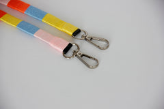 Handykette | Handyband | Blau-Orange-Gelb | Handgemacht | Handy umhängeband | Universalgurt für alle Smartphone | Iphone | Samsung Galaxy