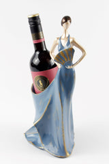 Weinhalter | Weinflaschenhalter | Lady in Blau | Weinflaschenhalter | Weinliebhaber | Rotwein Flaschenständer | Rotwein Flaschenhalter