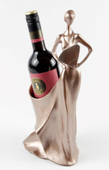 Weinhalter | Weinflaschenhalter | Lady in Gold | Weinflaschenhalter | Weinliebhaber | Rotwein Flaschenständer | Rotwein Flaschenhalter