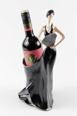 Weinhalter | Weinflaschenhalter | Lady in Schwarz | Weinflaschenhalter | Weinliebhaber | Rotwein Flaschenständer | Rotwein Flaschenhalter