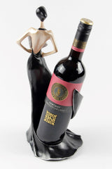 Weinhalter | Weinflaschenhalter | Lady in Schwarz | Weinflaschenhalter | Weinliebhaber | Rotwein Flaschenständer | Rotwein Flaschenhalter