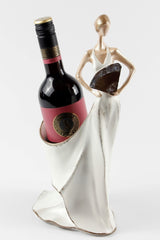 Weinhalter | Weinflaschenhalter | Lady in Weiß | Weinflaschenhalter | Weinliebhaber | Rotwein Flaschenständer | Rotwein Flaschenhalter