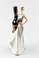 Weinhalter | Weinflaschenhalter | Lady in Weiß | Weinflaschenhalter | Weinliebhaber | Rotwein Flaschenständer | Rotwein Flaschenhalter